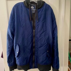 American Rag Puffy Jacket with Hood & Pockets with Snaps. Size XXL